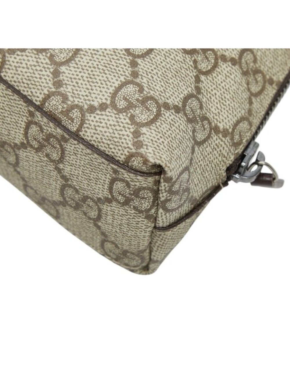 Gucci GG Supreme Gglogo Pouch Beige - Picture 6 of 10